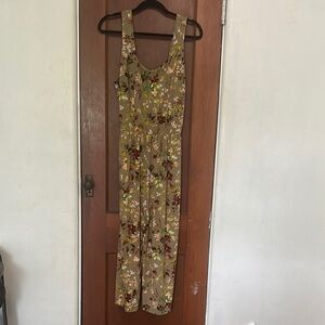 Floral Sleeveless Jumpsuit